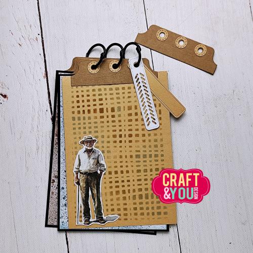 Craft & You Design Grid A6 Stencil (SC015)
