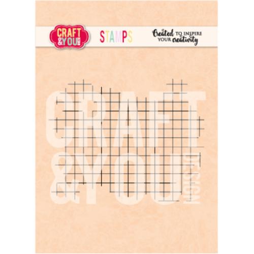 Craft & You Design Grid Paper Stamps (CS056)