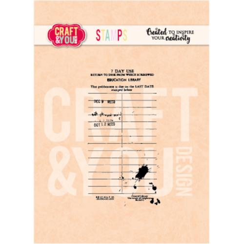 Craft & You Design Vintage Paper Stamps (CS058)
