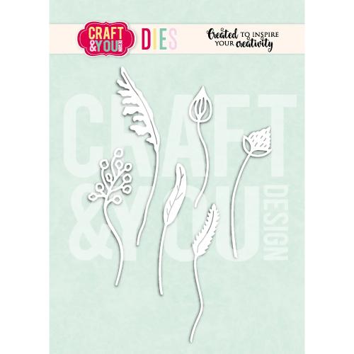 Craft & You Design Wildflowers Dies by Gosia (CW402)