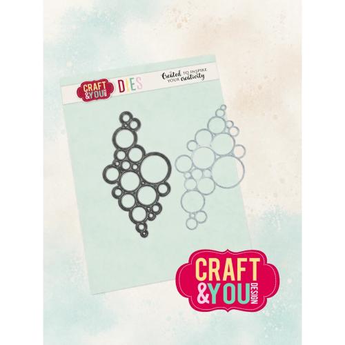 Craft & You Design Bubble Background Dies (CW411)