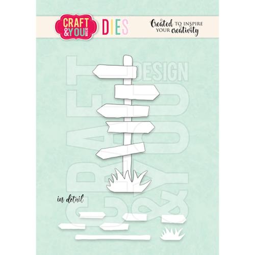 Craft & You Design Signpost Set Dies (CW300)