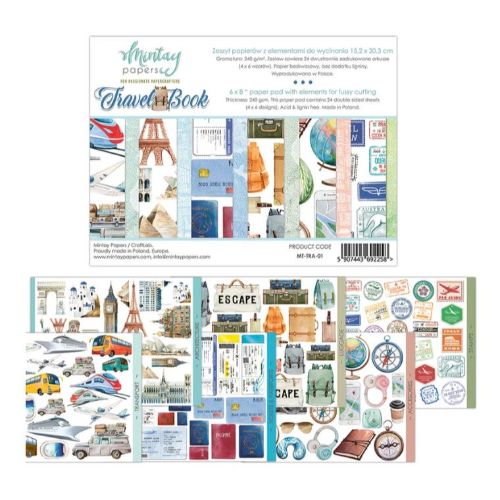 Mintay 6 x 8 Book - elements for precise cutting - Travel