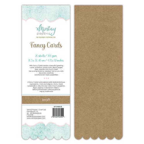 Mintay - Fancy Cards - Kraft - FANK02 - Postage at per Actual