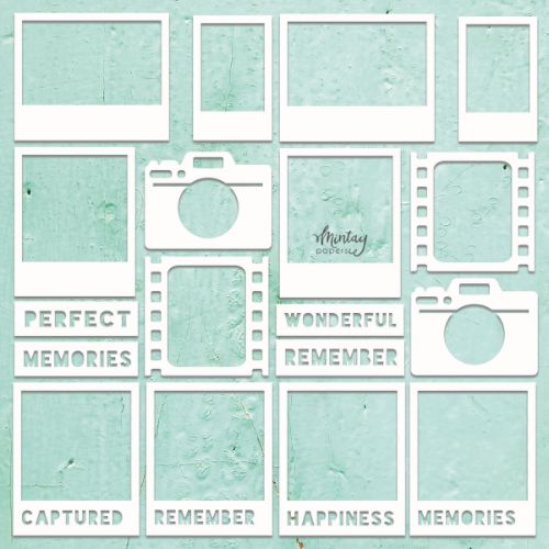 Mintay Papers - Mintay Chippies - Decor - Photo 2 - (MT-CHIP2-D37) - Postage as per Actual