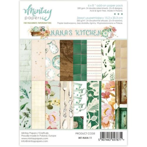 Mintay 6 x 8 Add-On Paper Pad - Nana's Kitchen