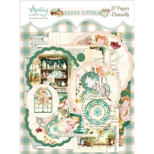 Mintay Paper Elements - Nana's Kitchen, 27 pcs