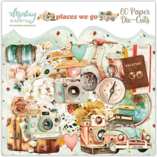 Mintay Paper Die-Cuts - Places We Go, 60 pcs