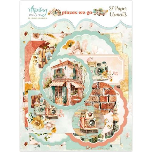 Mintay Paper Elements - Places We Go, 27 pcs
