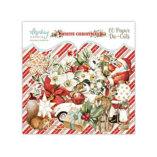 Mintay Paper Die-Cuts - White Christmas, 60 pcs