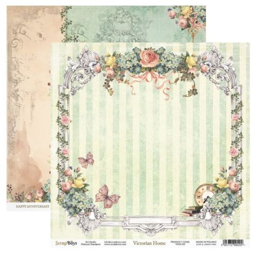 ScrapBoys Victorian Home 12x12 Inch Paper Pack - Postage as per Actual