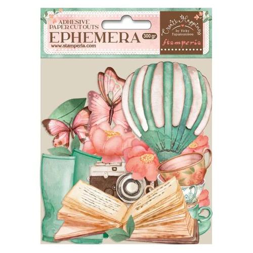Stamperia - Create Happiness Adhesive Paper Cut Outs - Ephemera DFLCT01