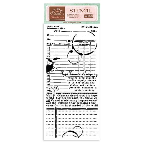 Stamperia - Create Happiness Stencil - KSTDL64