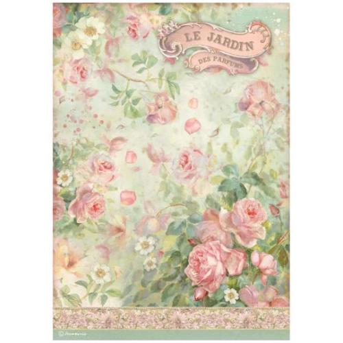 Stamperia - Rose Parfum Le Jardin Des Parfums Rice Paper- DFSA4737