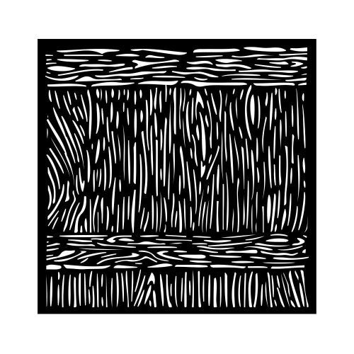 Stamperia - Sunflower Art Thick Stencil 18x18cm Wood Texture (KSTDQ86)