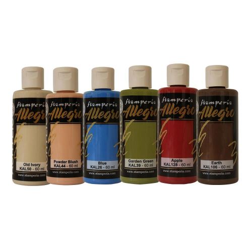 Stamperia - Woodland Allegro Paint Kit (6pcs) (KALKIT42) - Postage as per Actual