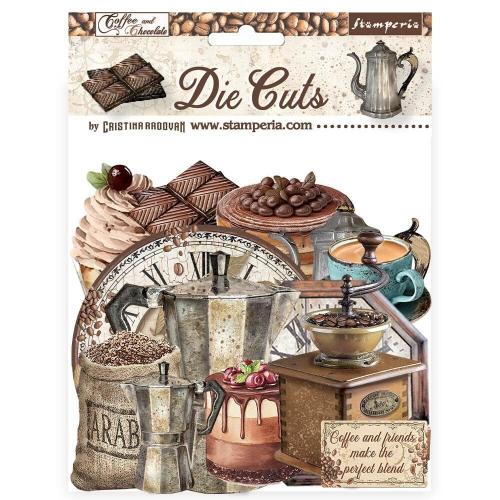 Stamperia - Die cuts assorted - Coffee and Chocolate (DFLDC87)