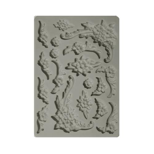 Stamperia - Silicon mold A5 - Precious flower corners (KACMA506)