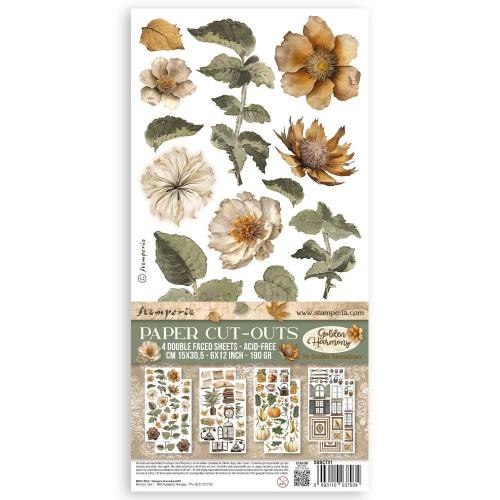Stamperia Golden Harmony Paper Cut-outs (SBBCT01) - Postage as per actual