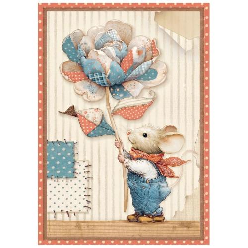 Stamperia Family A6 Mini Rice paper (8pcs) (DFSA6X03)