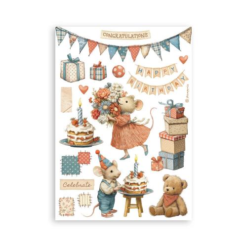 Stamperia Family A5 Washi Pad (8pcs) (SBW28)