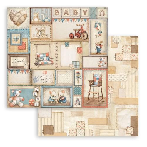 Stamperia Baby 12x12 Inch Mini Pad (6pcs) (SBBM001) - Postage as per Actual