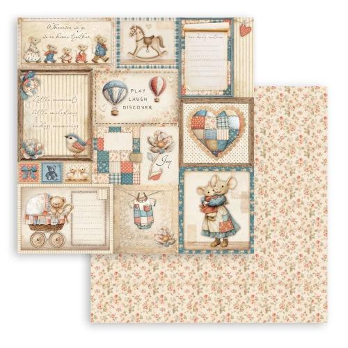 Stamperia Baby 12x12 Inch Mini Pad (6pcs) (SBBM001) - Postage as per Actual