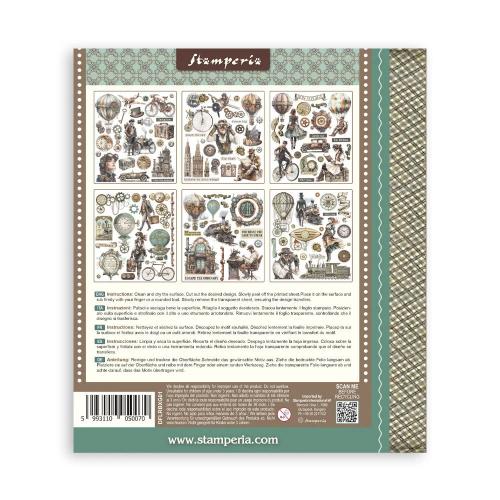 Stamperia Voyages Fantastiques Rub-On 20,5x23cm Assortment (6pcs) (DFLRBXG01)