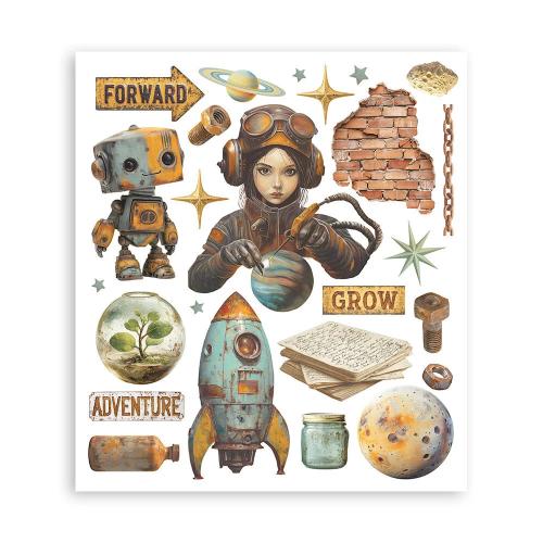 Stamperia A New Beginning Rub-On 20,5x23cm Assortment (6pcs) (DFLRBXG03)