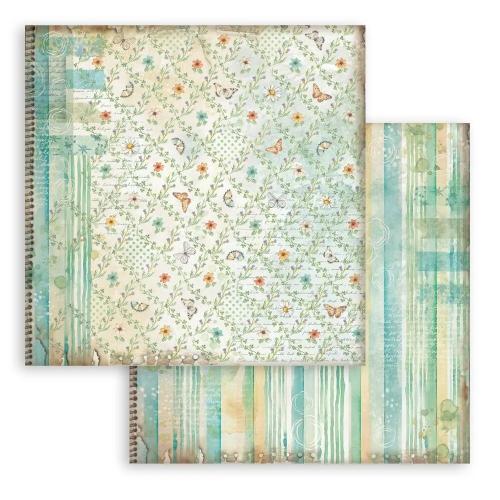 Stamperia Daisy Art 8x8 Inch Paper Pack Maxi Background Selection (SBBS139)