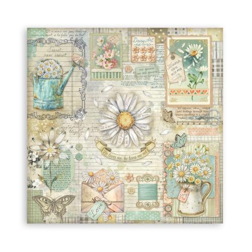 Stamperia Daisy Art 12x12 Inch Paper Pack Maxi (Single Face) (SBBXLB34) - Postage as per Actual