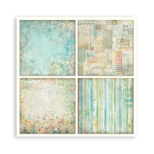 Stamperia Daisy Art 8x8 Inch Paper Pack Maxi (Single Face) (SBBSXB22)