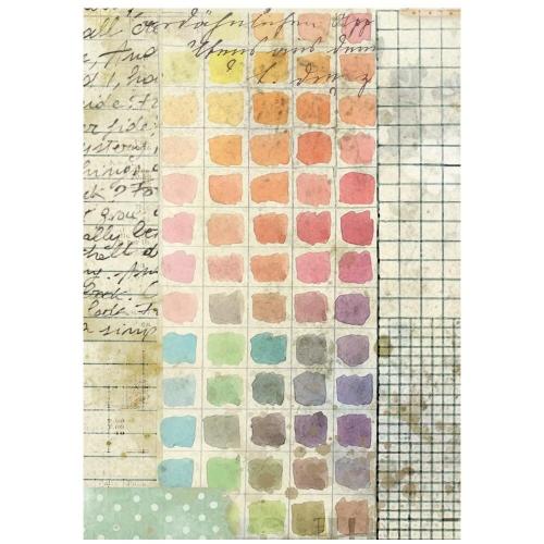 Stamperia Daisy Art A6 Rice Paper Backgrounds (8pcs) (DFSAK6050)