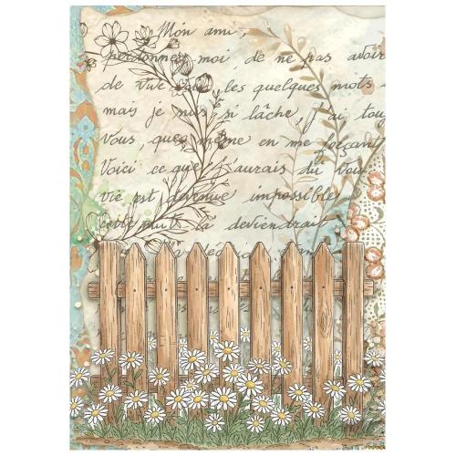 Stamperia Daisy Art A6 Mini Rice Paper (8pcs) (DFSA6X04)