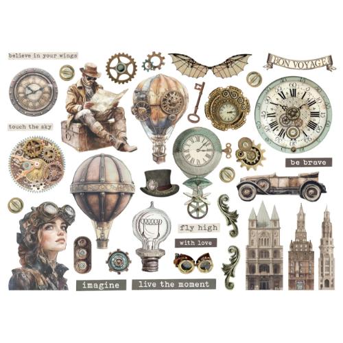 Stamperia Voyages Fantastiques Die Cuts Assorted (37pcs) (DFLDC127)