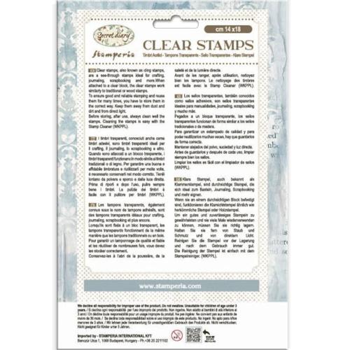 Stamperia Secret Diary Clear Stamp (WTK237)
