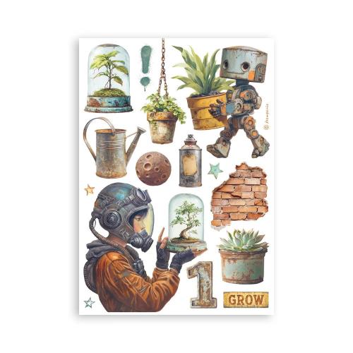 Stamperia A New Beginning A5 Washi Pad (8pcs) (SBW31)