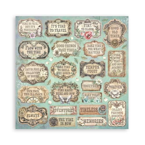 Stamperia Gardens of Time 8x8 Inch Paper Pack by Antonis Tzanidakis (SBBS141)