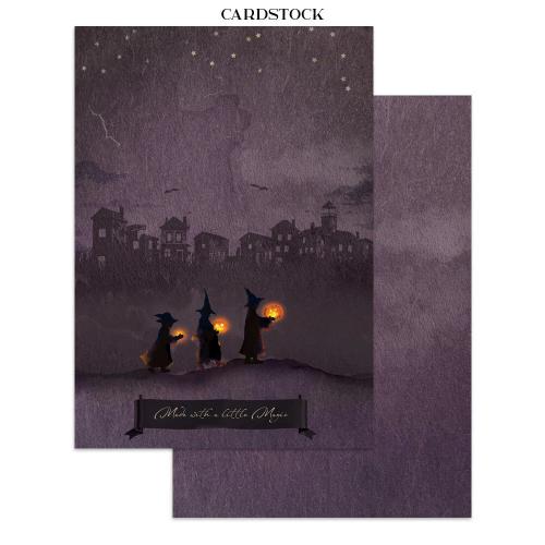 Stamperia Halloween Junk Journal Stickers, Backgrounds, Cut-Outs by Vicky Papaioannou (SBJK22)
