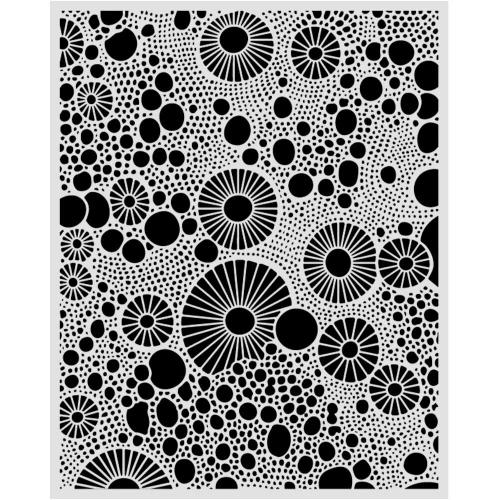 Stamperia All Around Thick Stencils 20x25cm Rings (KSTD206)