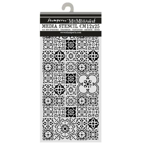 Stamperia All Around Thick Stencils 12x25cm Tile (KSTDL160)
