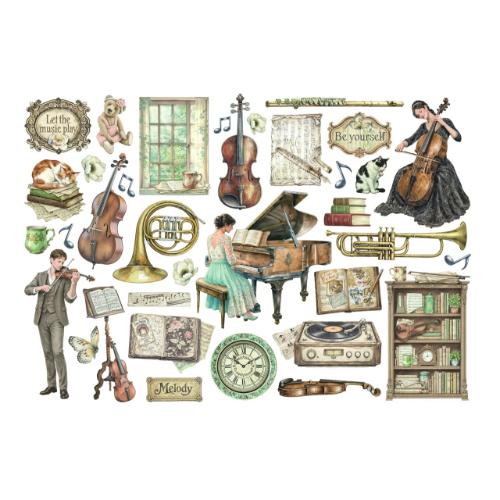 Stamperia Symphony Ephemera by Sara Alcobendas (DFLCT84)
