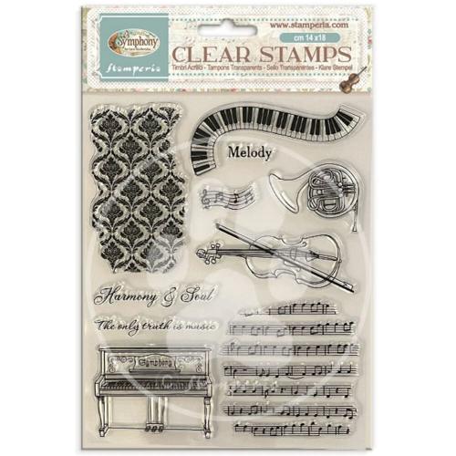 Stamperia Symphony Clear Stamp by Sara Alcobendas (WTK243)