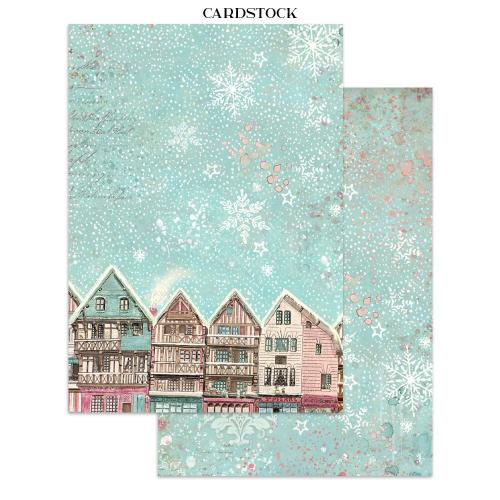 Stamperia Winter Magic Junk Journal Stickers, Backgrounds, Cut-Outs (SBJK25)