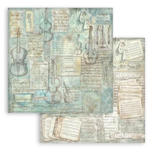 Stamperia Symphony 12x12 Inch Paper Pack Maxi Background Selection by Sara Alcobendas (SBBL189) - Postage as per Actual