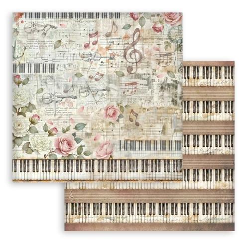 Stamperia Symphony 8x8 Inch Paper Pack Maxi Background Selection by Sara Alcobendas (SBBS145)