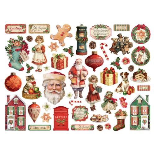 Stamperia Classic Christmas Die Cuts Assorted (DFLDC137)