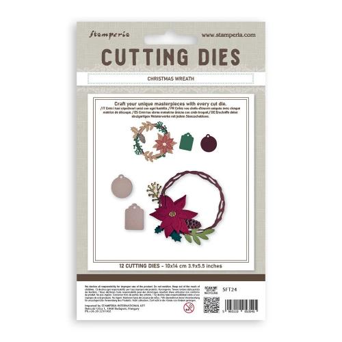 Stamperia A6 Cutting Dies Christmas Wreath (SFT24)