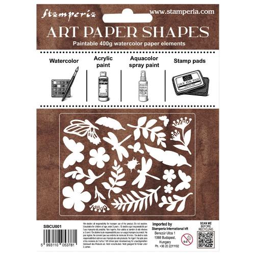 Stamperia All Around Art Paper Shapes Laser Cut (SBCU001)
