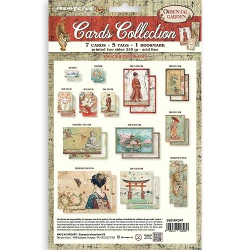 Stamperia Oriental Garden Cards Collection (SBCARD47)